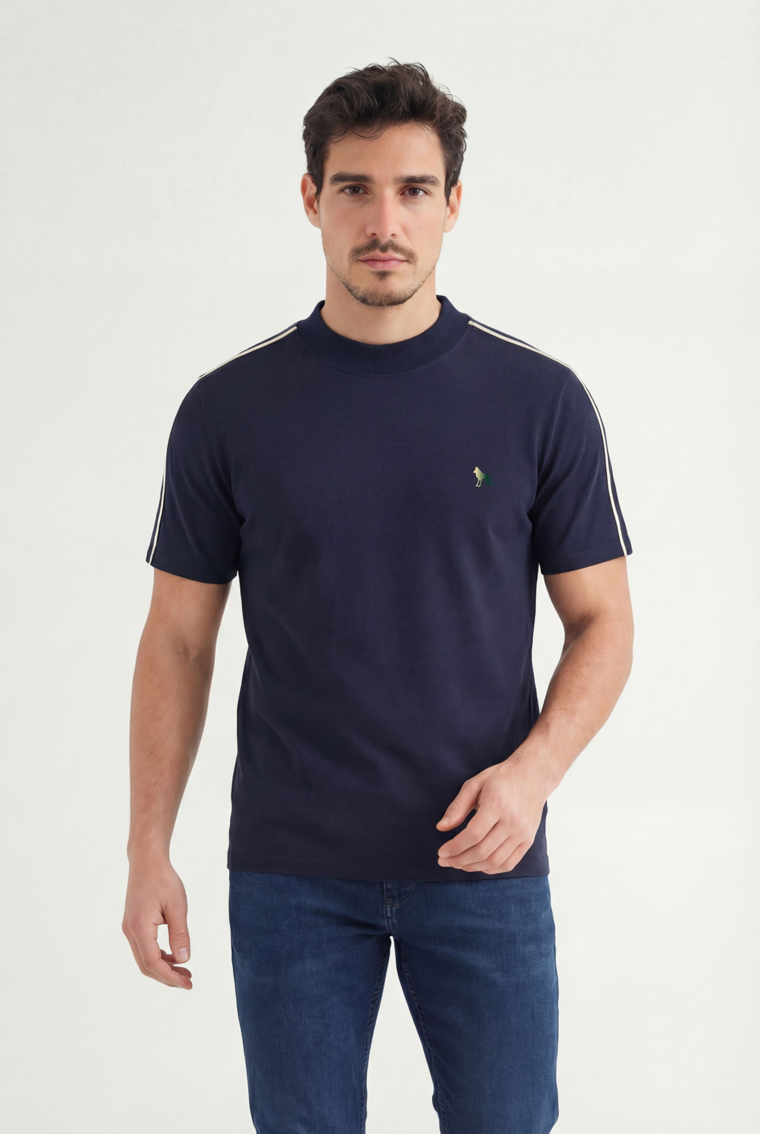 Camiseta Copa Com Frisos Masculina Acostamento