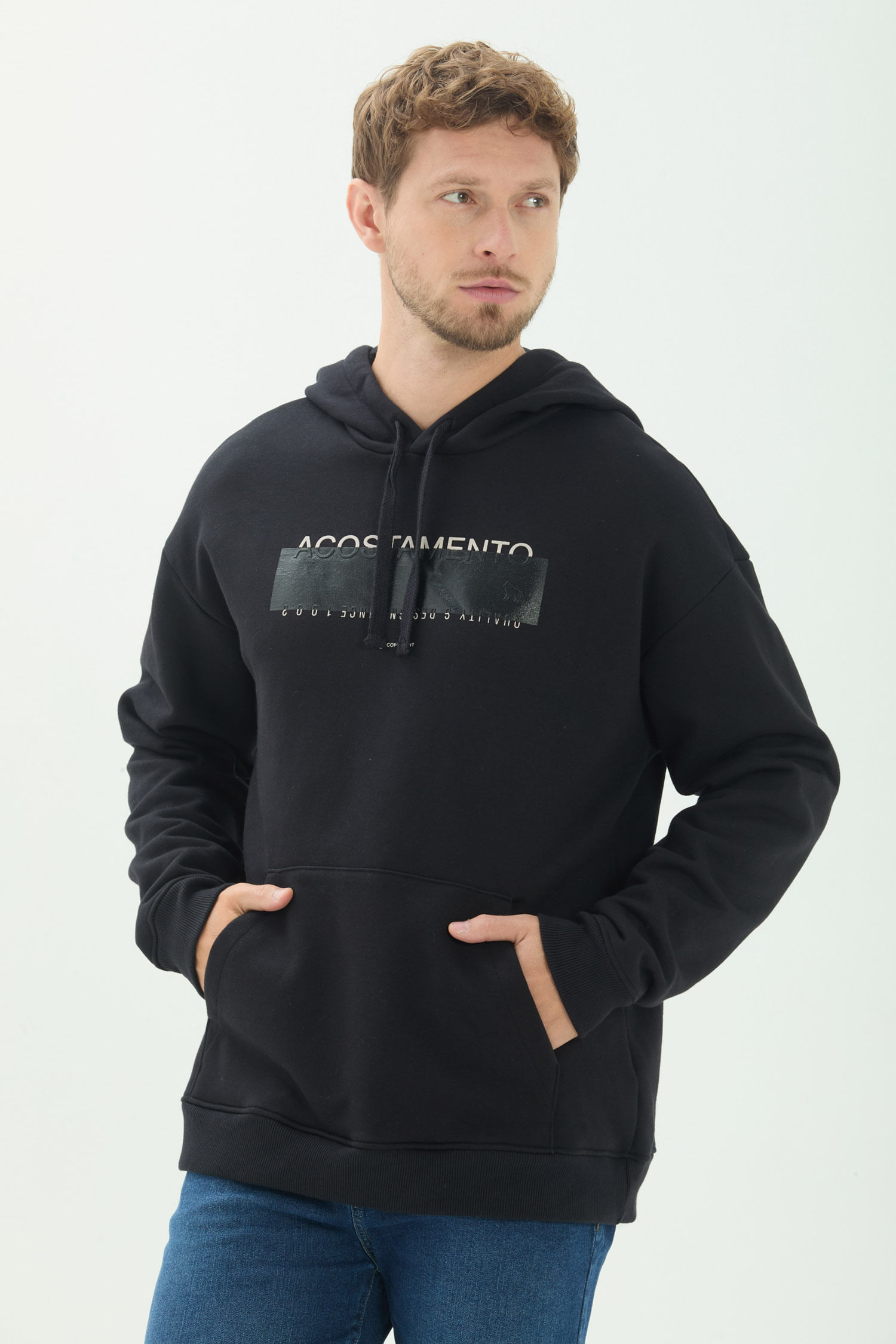 Blusão Moletom Streetwear Masculino Acostamento