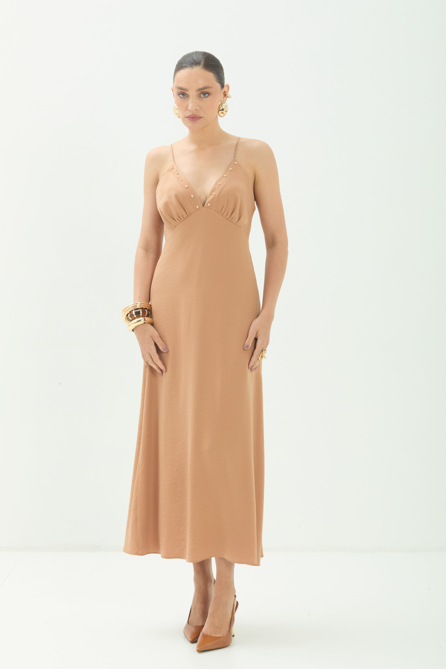 Vestido Longo Minimalista ACT Feminino