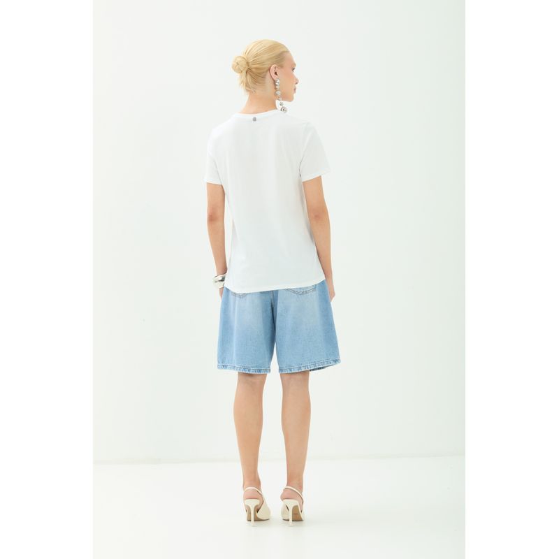 T-shirt-Casual-Clean-ACT-Feminina