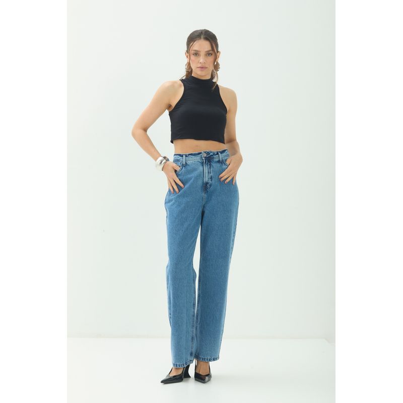Calca-Jeans-Straight-Cintura-Alta-ACT-Feminina
