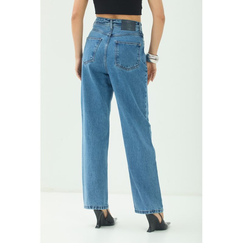 Calca-Jeans-Straight-Cintura-Alta-ACT-Feminina