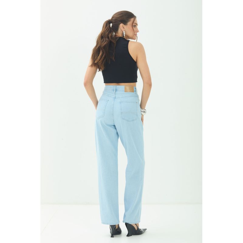 Calca-Jeans-Straight-Cintura-Alta-ACT-Feminina