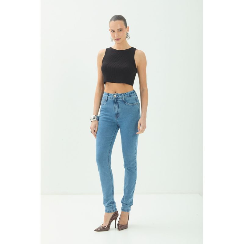 Calca-Jeans-Skinny-Cintura-Alta-ACT-Feminina
