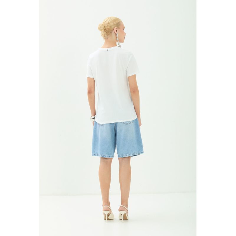 T-shirt-Casual-Clean-ACT-Feminina