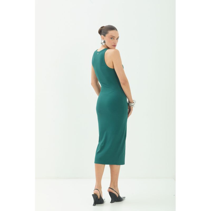 Vestido-Midi-Canelado-ACT-Feminino