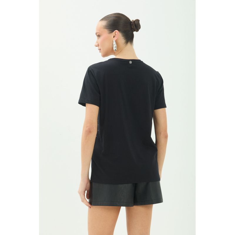 T-Shirt-Casual-Com-Brilho-ACT-Feminina