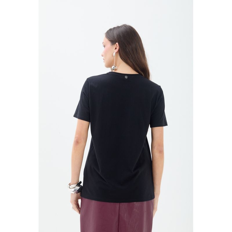 T-shirt-Casual-Com-Estampa-ACT-Feminina