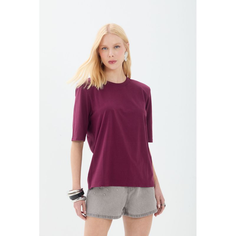 T-Shirt-Basica-Ampla-ACT-Feminina