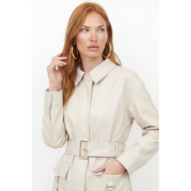 Parka-PU-Com-Cinto-ACT-Feminina