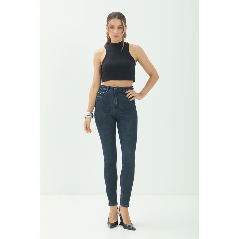 Calca-Jeans-Skinny-Cintura-Alta-ACT-Feminina