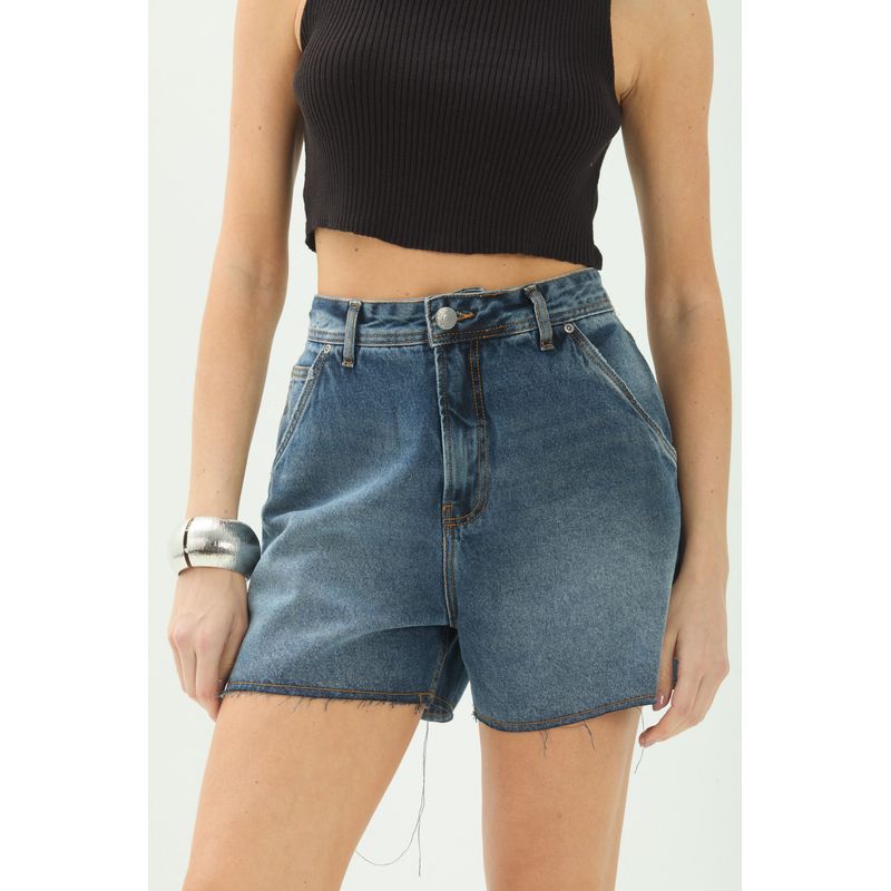 Shorts-Jeans-Casual-ACT-Feminino