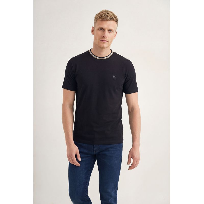 Camiseta-Gola-Contrastante-Masculina-Acostamento