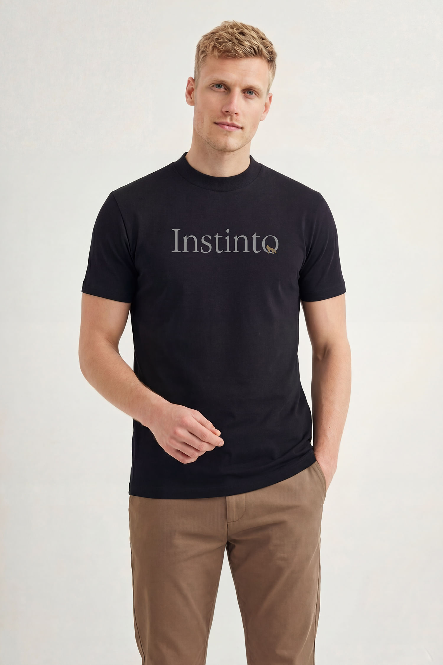 Camiseta Instinto Estampada Masculina Acostamento