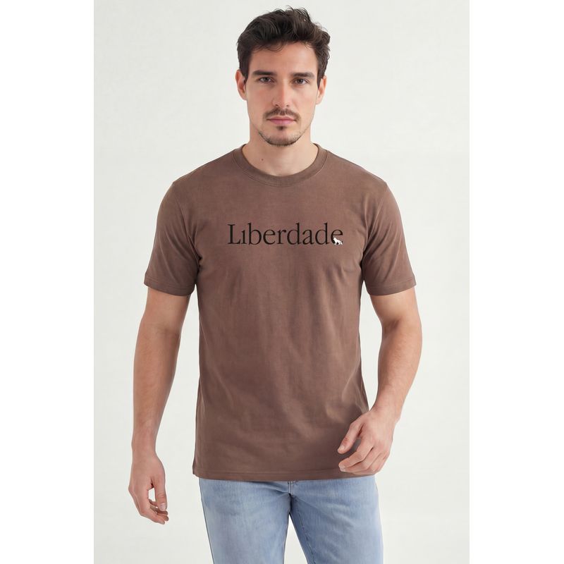 Camiseta-Liberdade-Casual-Masculina-Acostamento