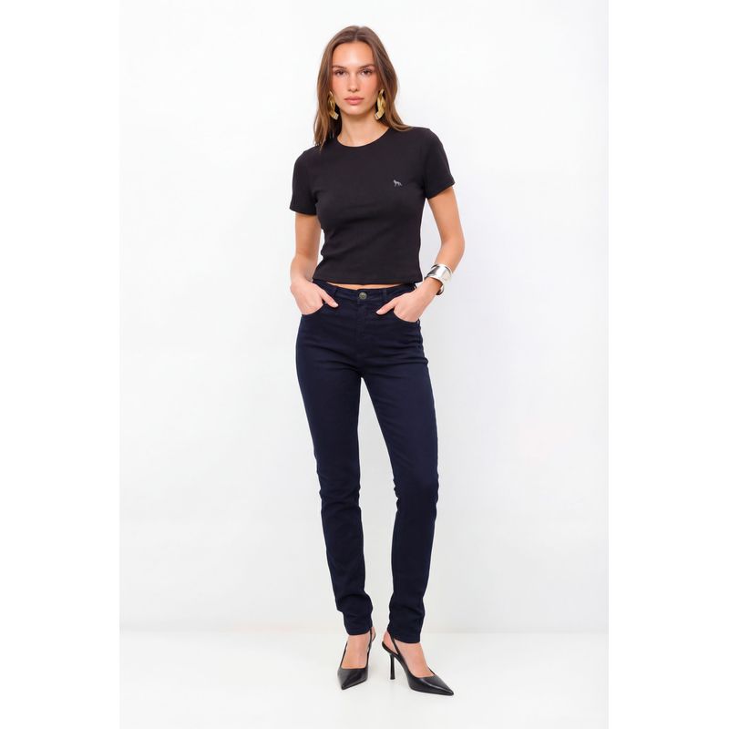 Calca-Jeans-Skinny-Cintura-Alta-Casual-ACT-Feminina