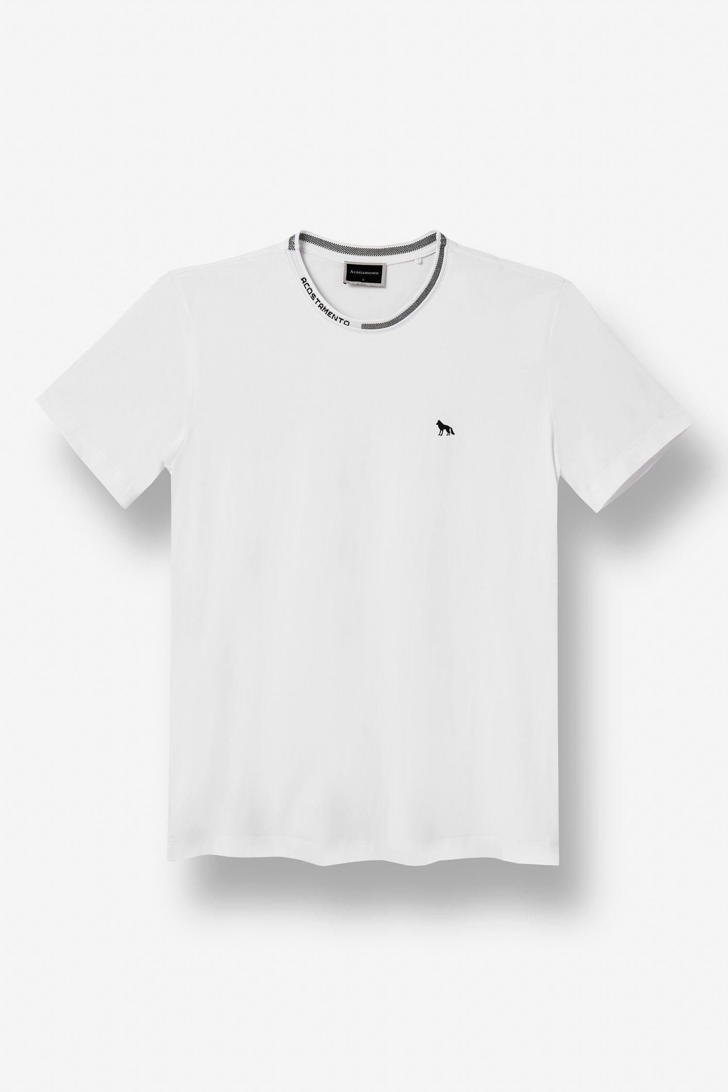 Camiseta Com Elastano Lobo Masculina Acostamento