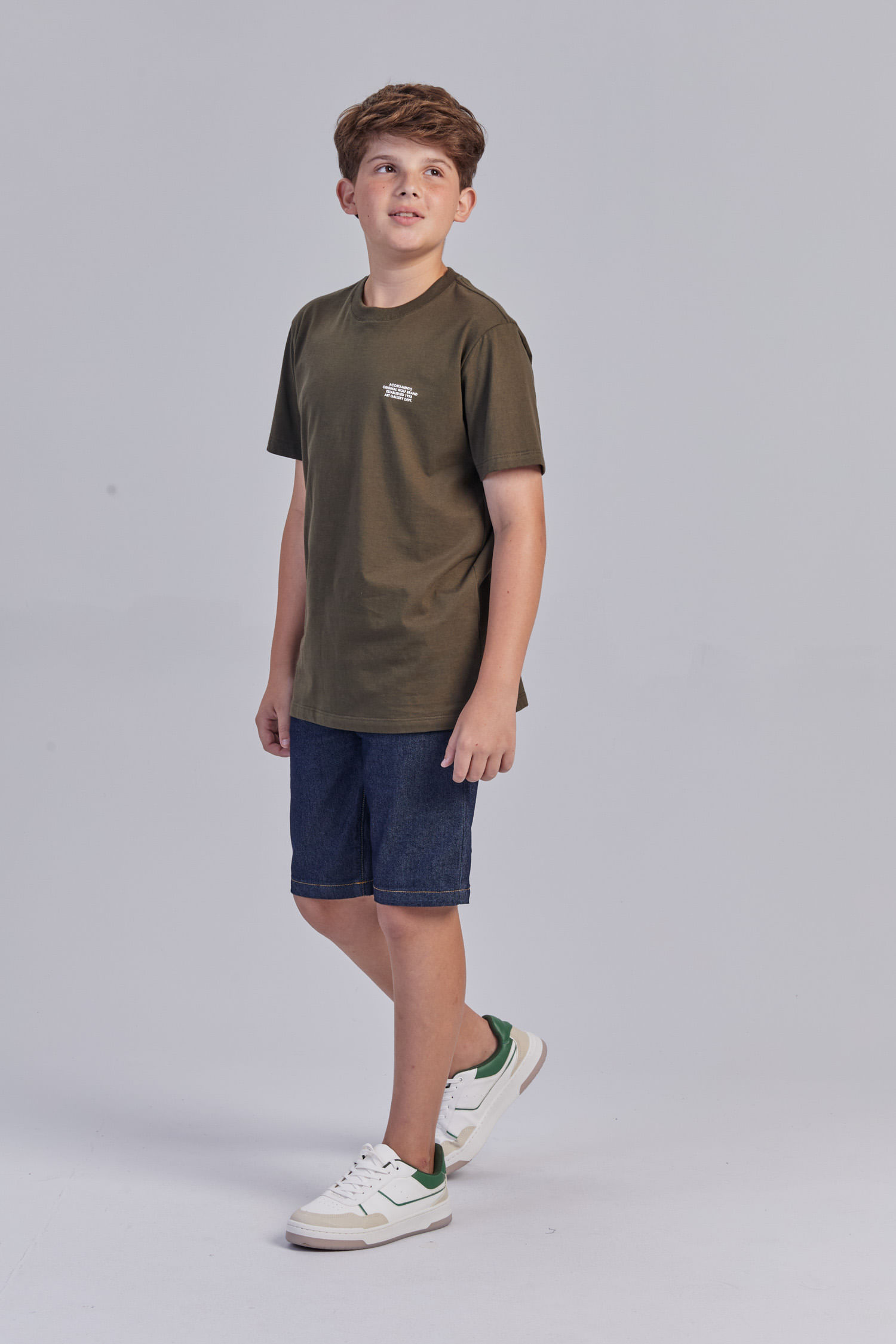 Bermuda Jeans Young Menino Acostamento Next