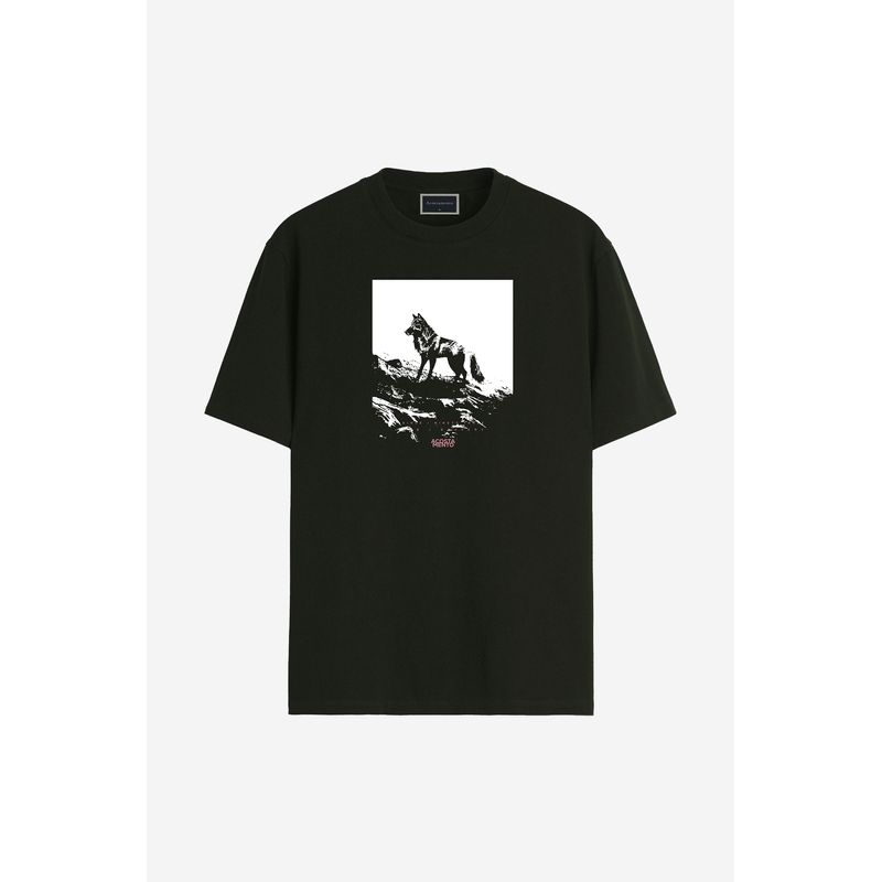 Camiseta-Lobo-Casual-Masculina-Acostamento