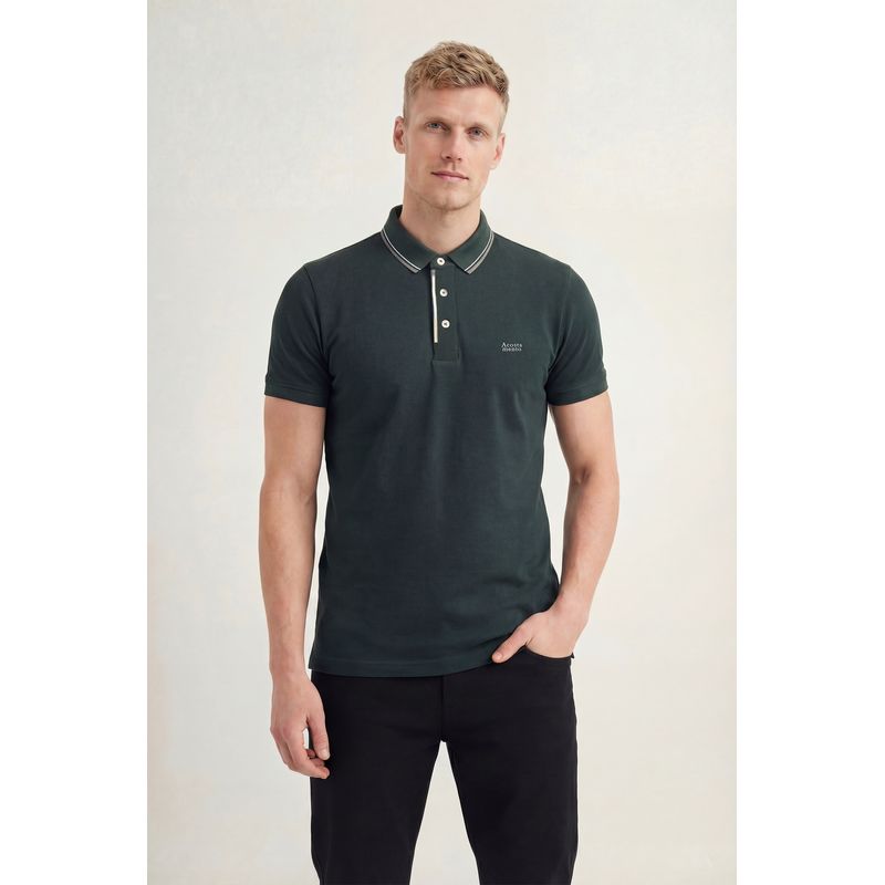 Polo-Casual-Gola-Friso-Masculina-Acostamento