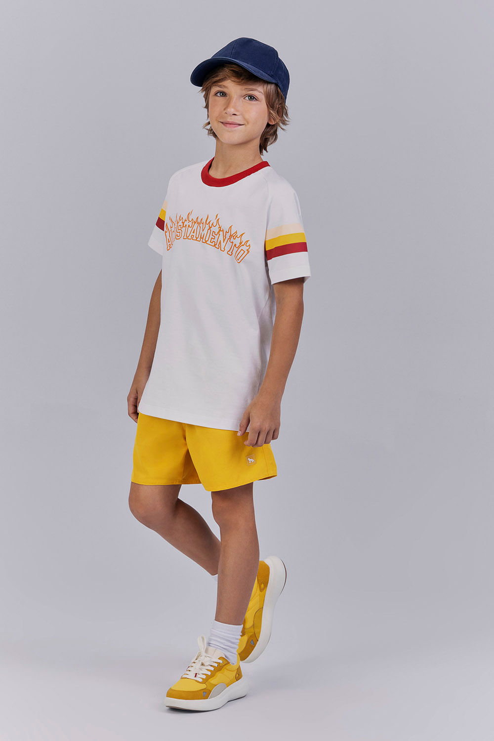 Camiseta Flame Menino Acostamento Next