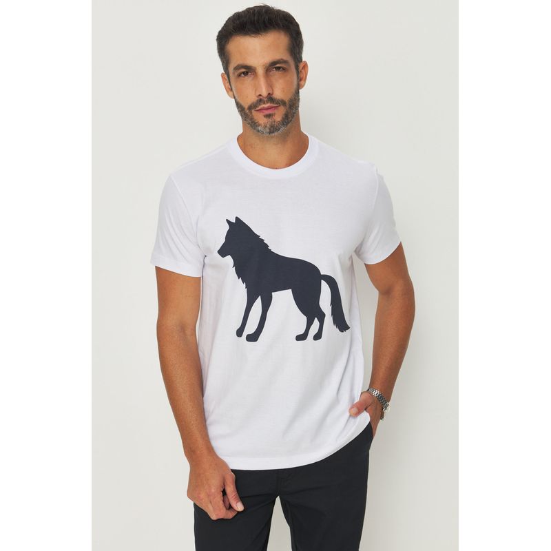Camiseta-Casual-Lobo-Masculina-Acostamento