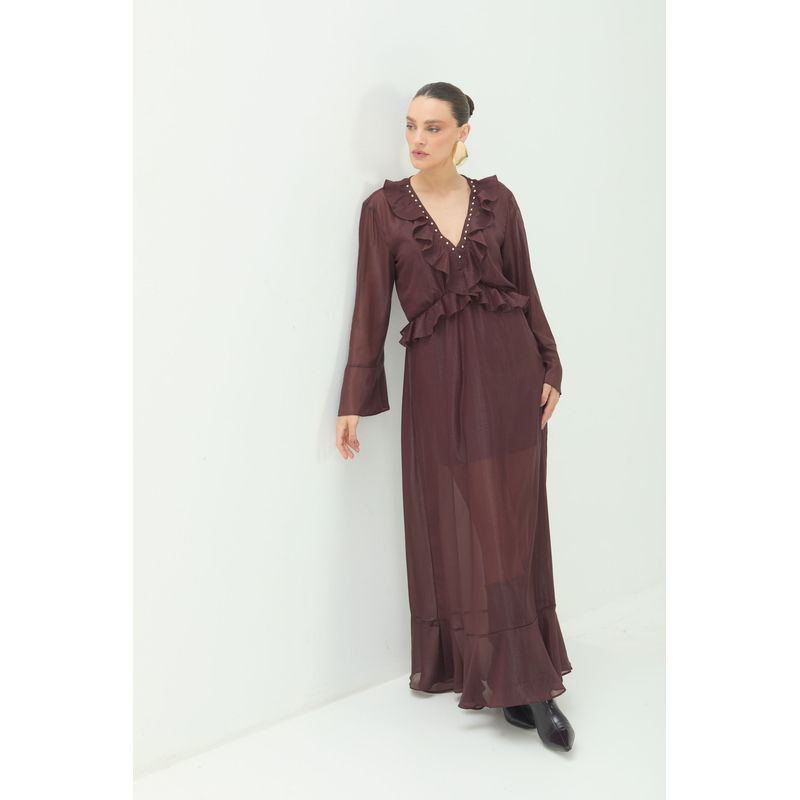 Vestido-Manga-Longa-Decote-V-ACT-Feminino