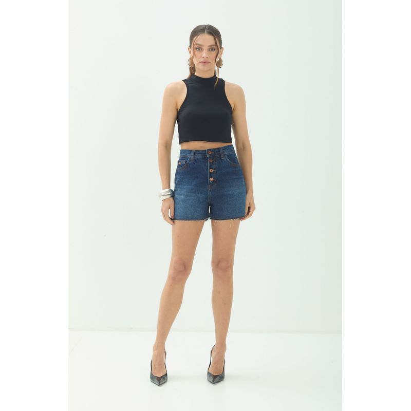 Shorts-Jeans-Cintura-Alta-ACT-Feminino