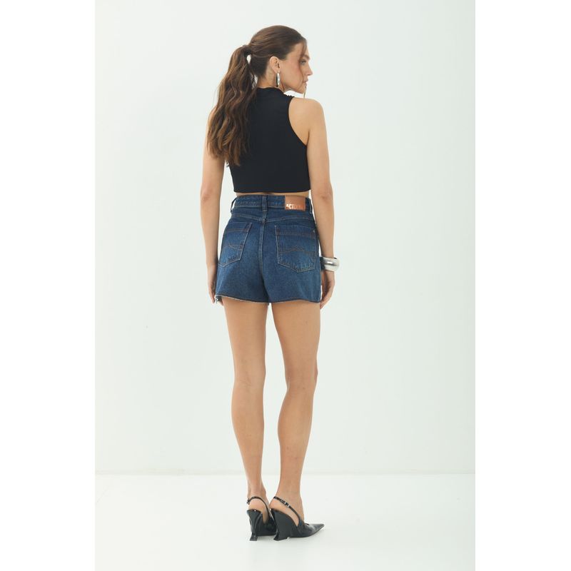 Shorts-Jeans-Cintura-Alta-ACT-Feminino