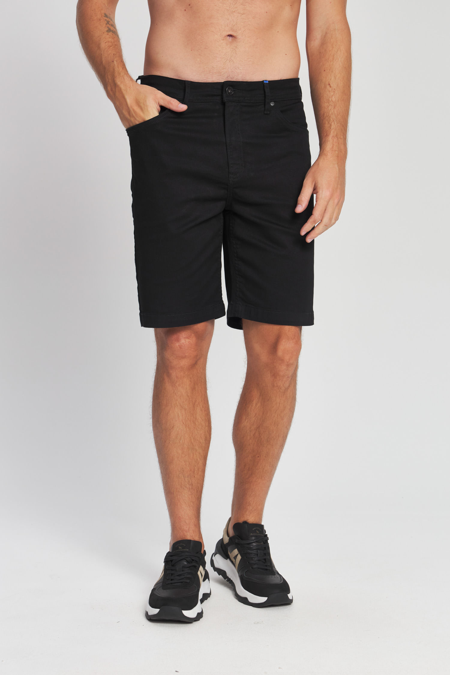 Bermuda Sarja Masculina Acostamento