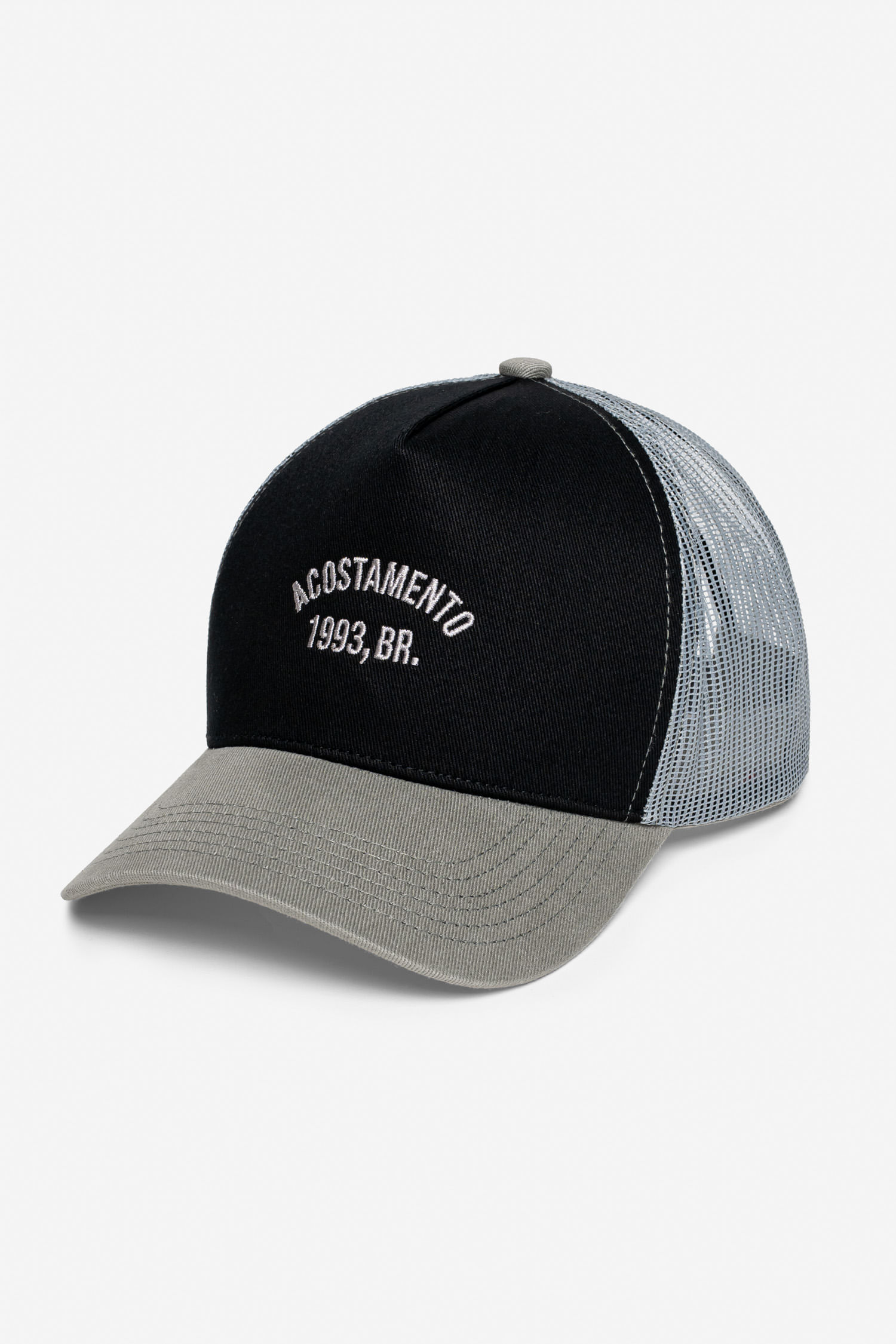 Boné Trucker Bordado 1993 Masculino Acostamento