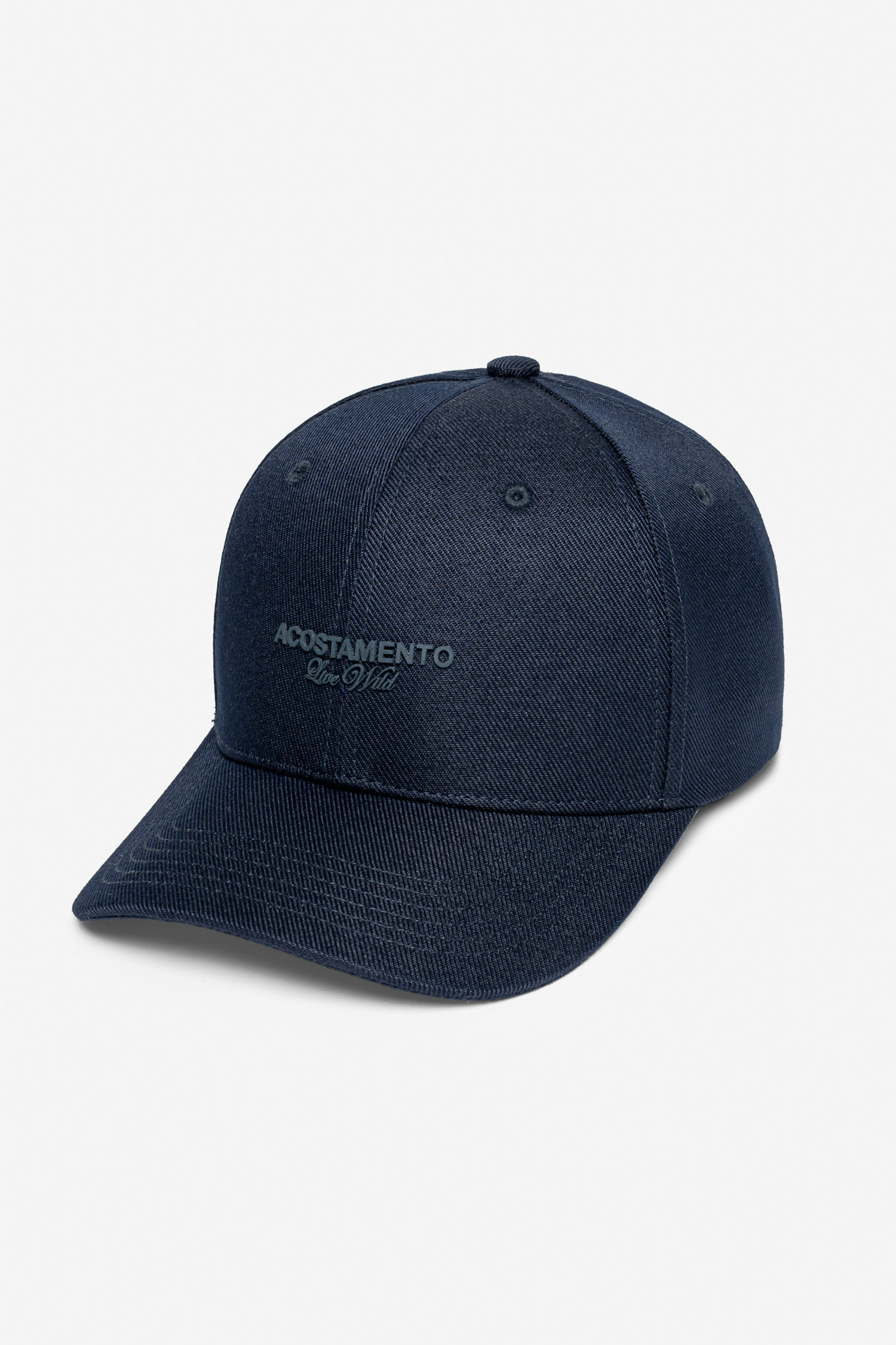 Boné Six Panel Bordado Lettering Masculino Acostamento