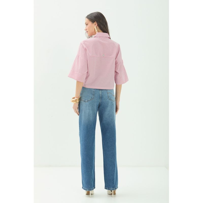Camisa-Manga-Curta-Com-Bolsos-ACT-Feminina