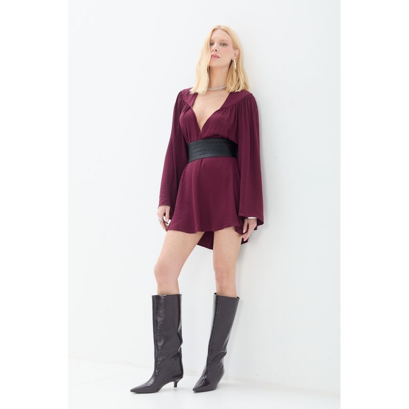 Vestido-Manga-Longa-Acinturado-ACT-Feminino