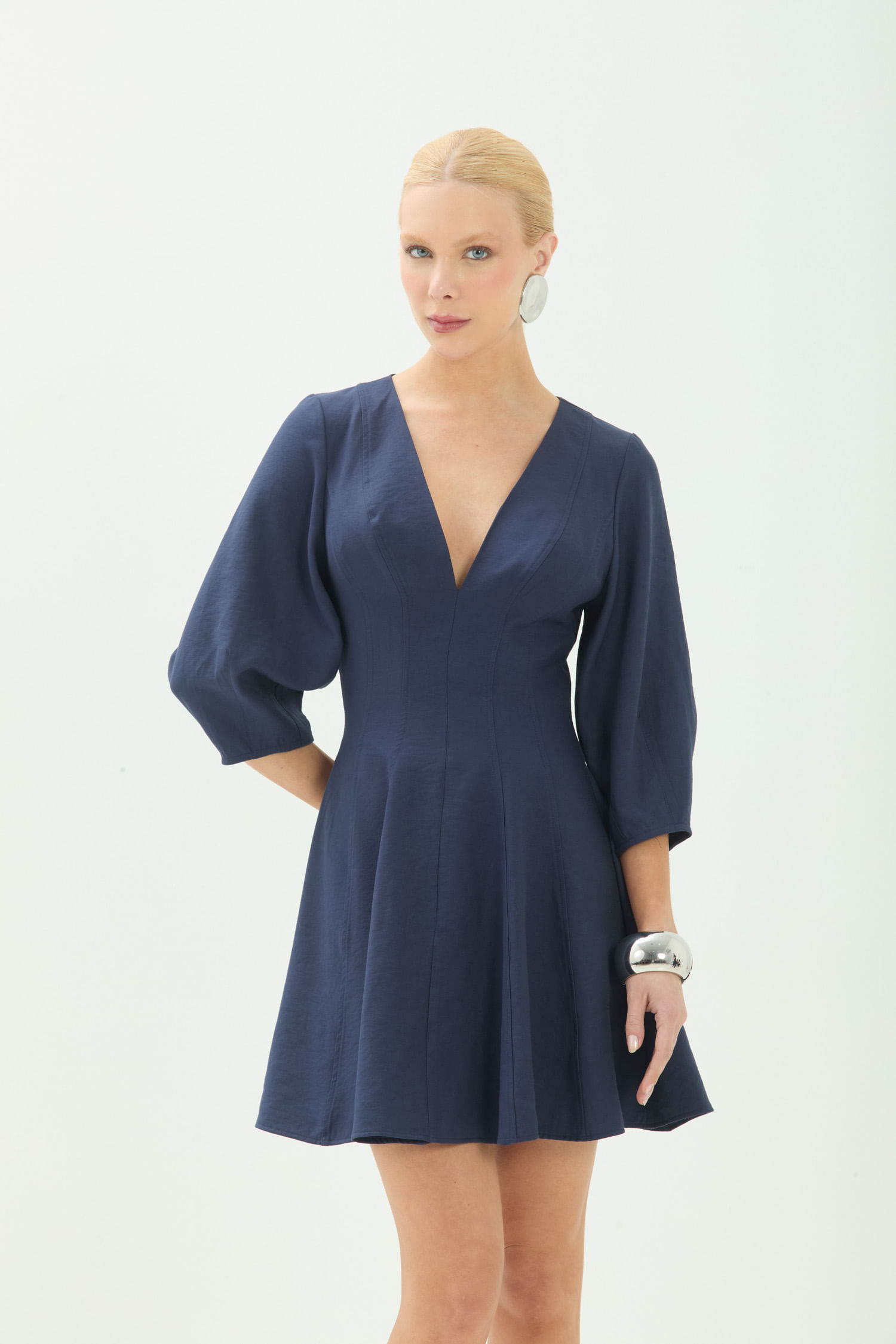Vestido Curto Estruturado ACT Feminino