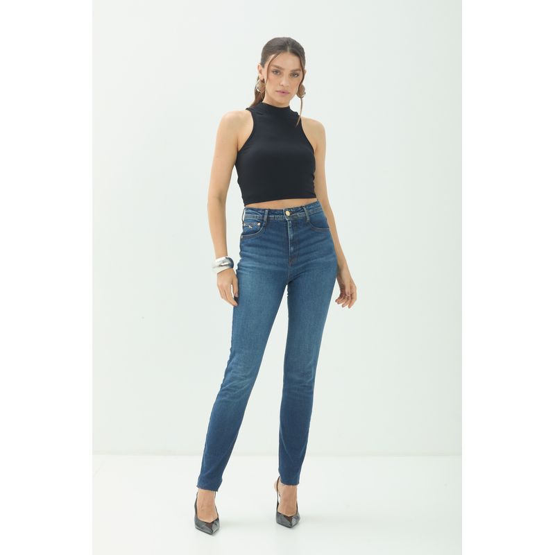 Calca-Jeans-Skinny-Cintura-Alta-ACT-Feminina