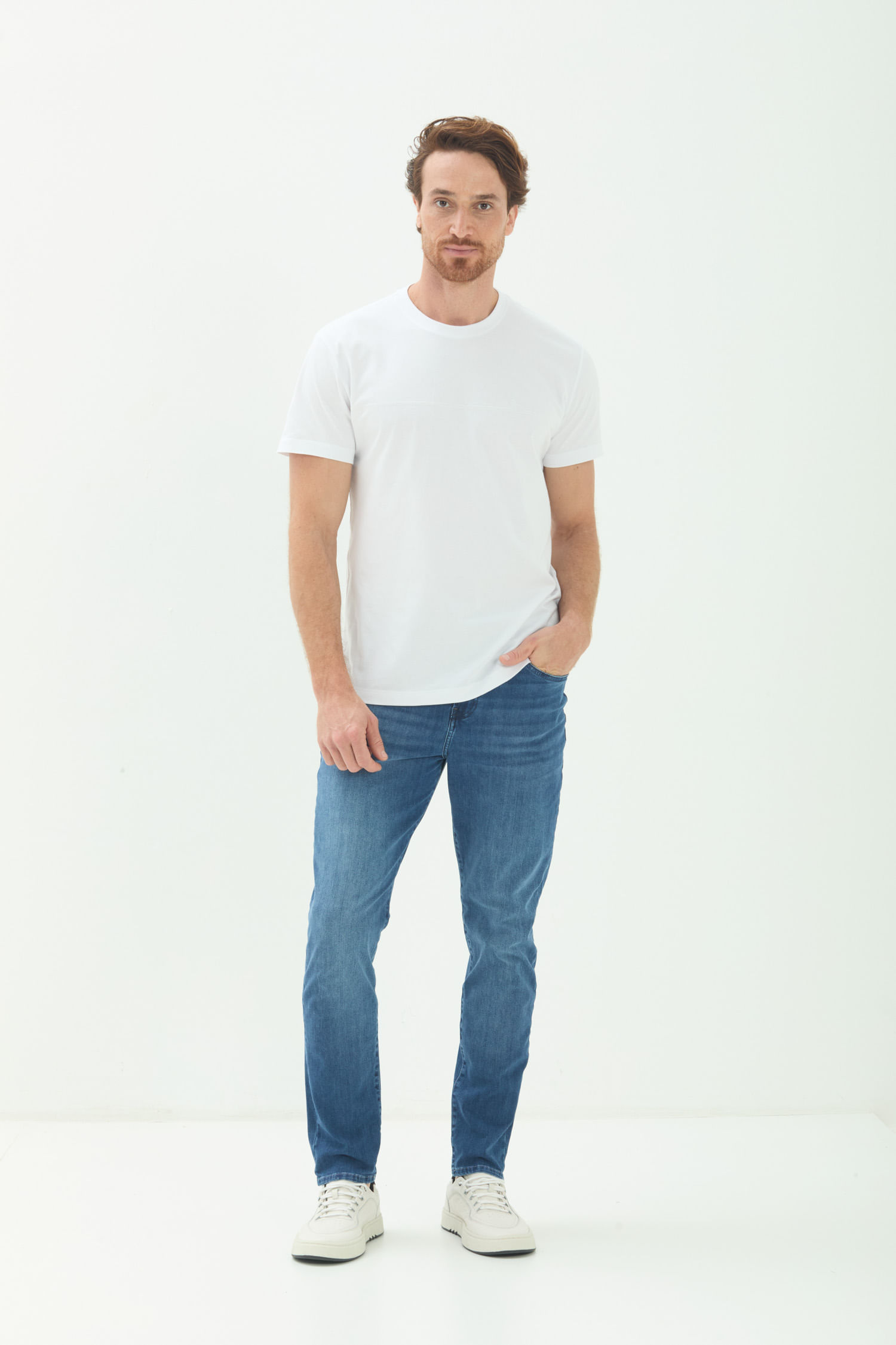 Calça Jeans Skinny Tech Masculina Acostamento
