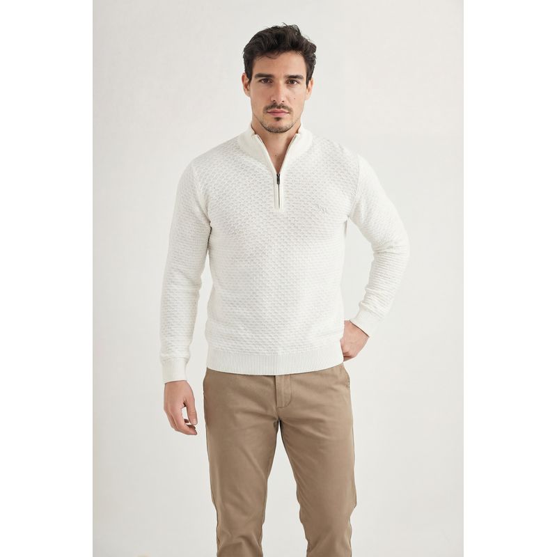 Sueter-Tricot-Gola-Alta-Ziper-Masculino-Acostamento