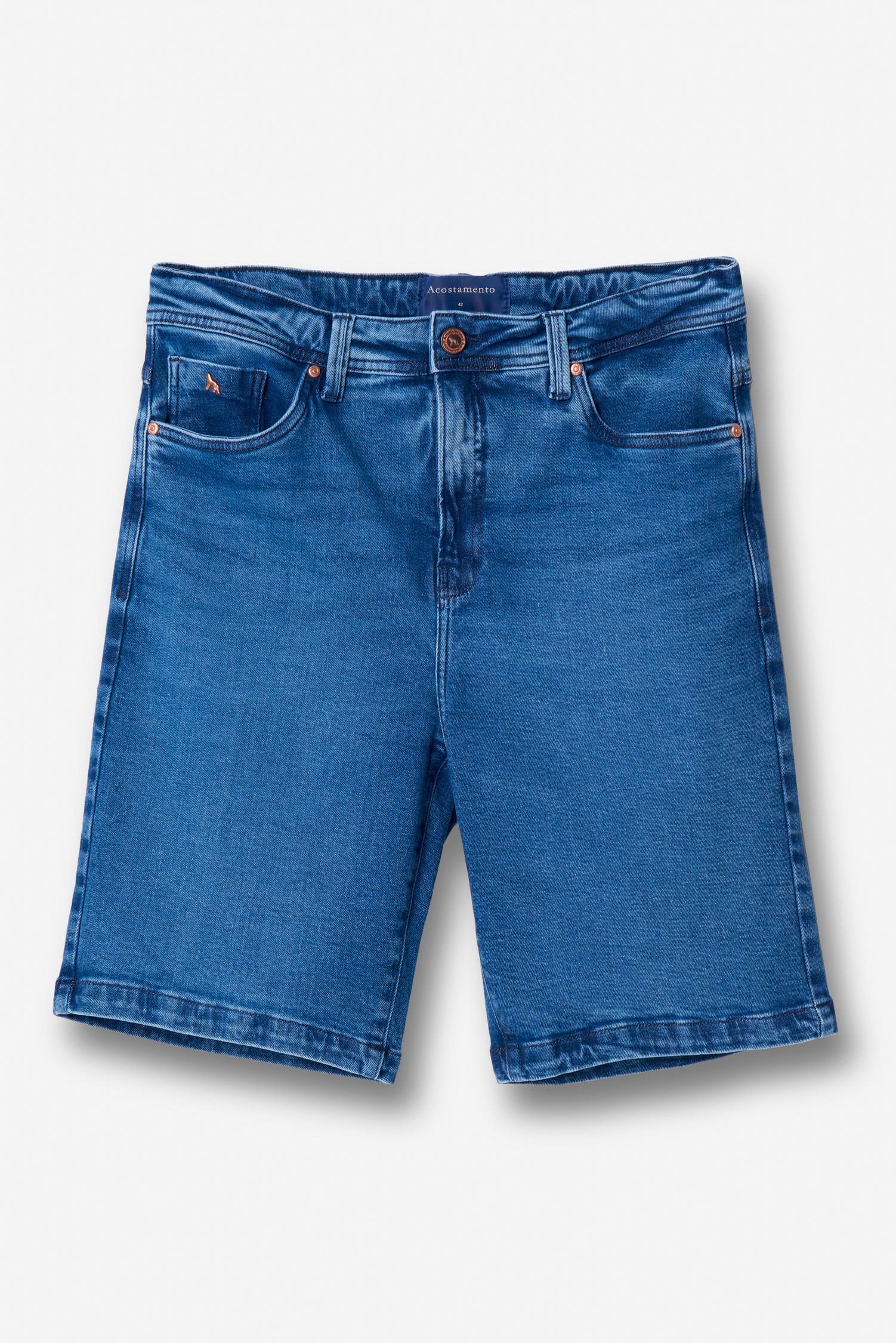 Bermuda Jeans Casual Masculina Acostamento