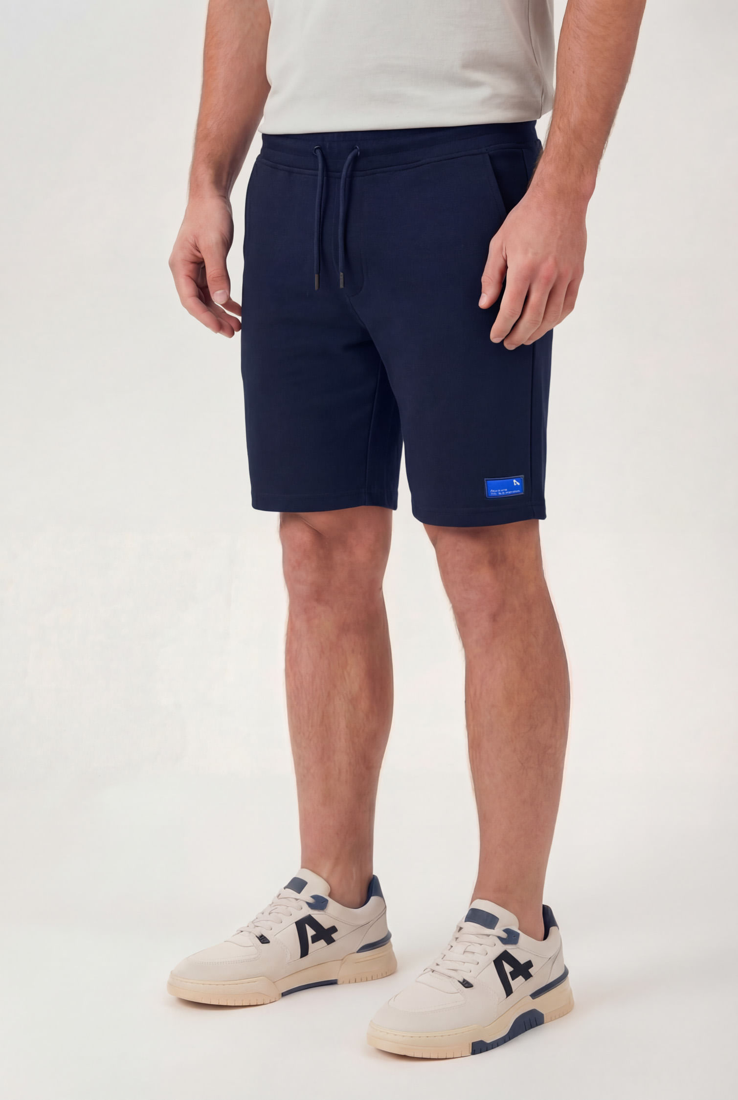 Bermuda Moletom Casual Masculina Acostamento