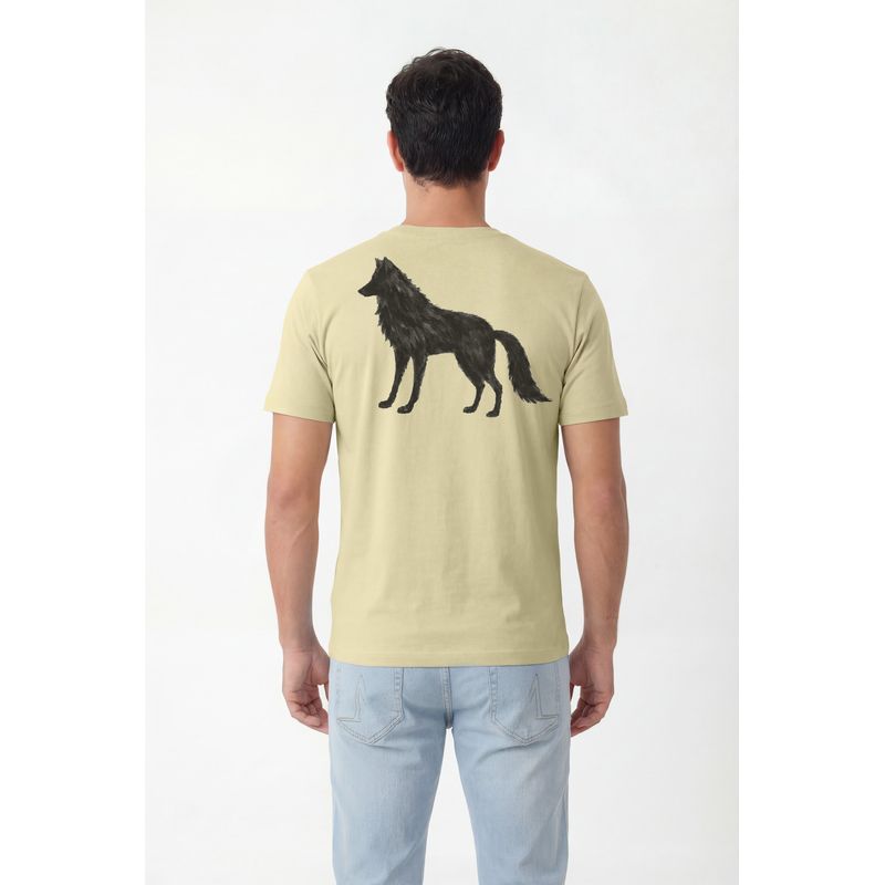 Camiseta-Casual-Estampa-Lobo-Masculina-Acostamento