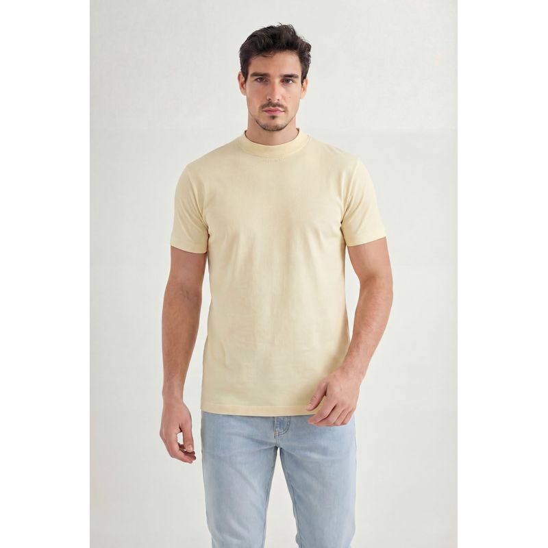 Camiseta-Casual-Gola-Ribana-Masculina-Acostamento
