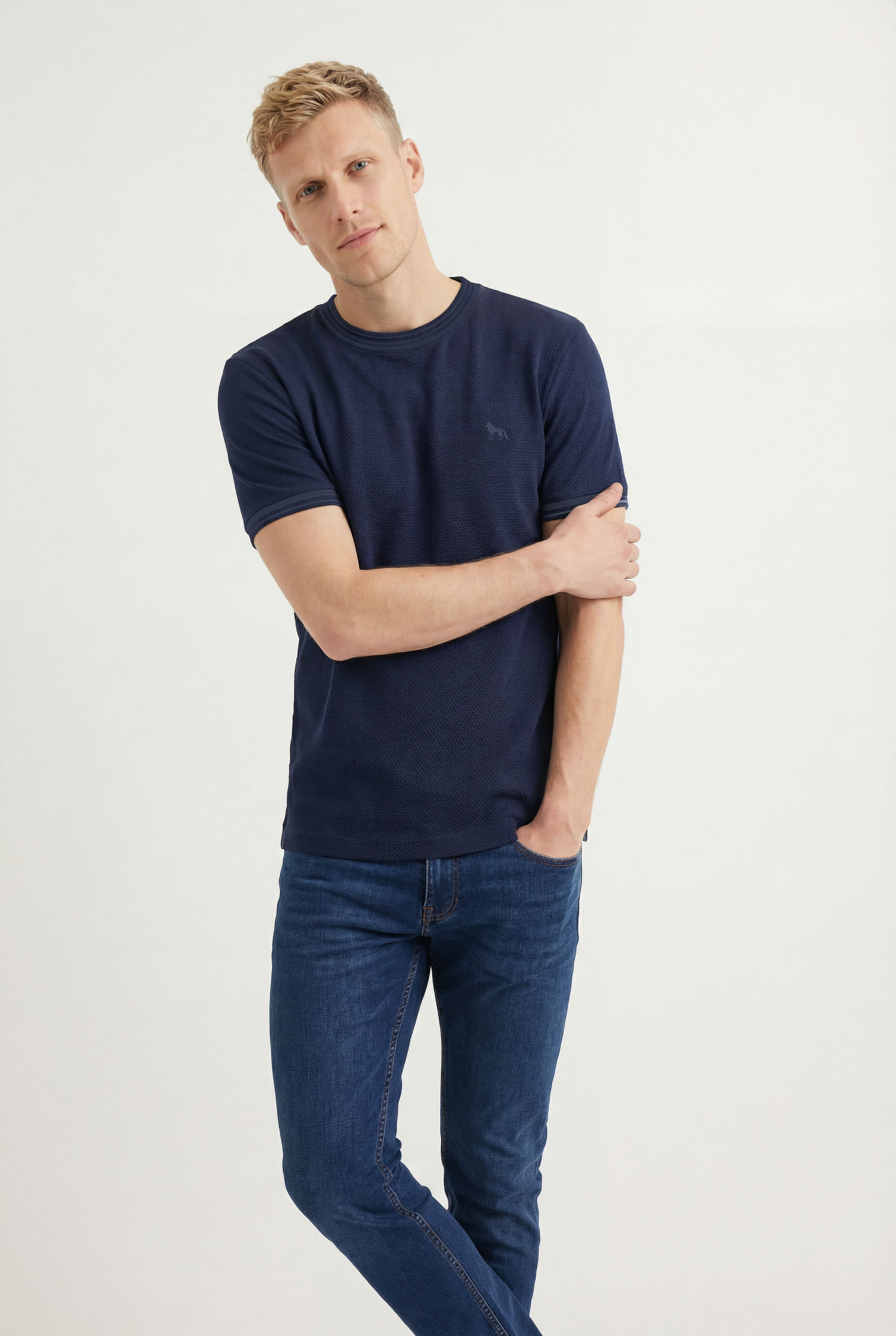 Camiseta Manga Curta Masculina Acostamento