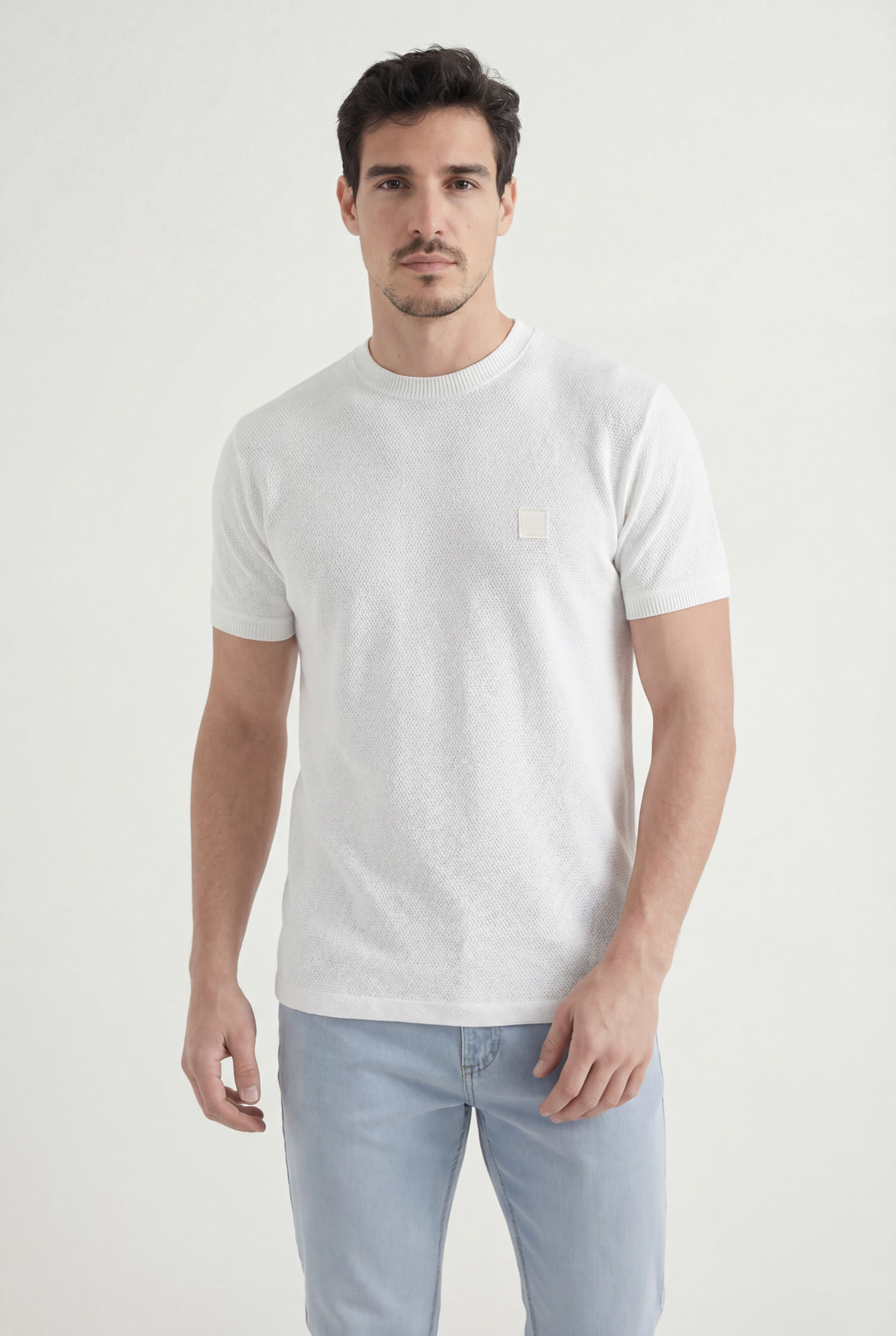 Camiseta Casual Básica Masculina Acostamento