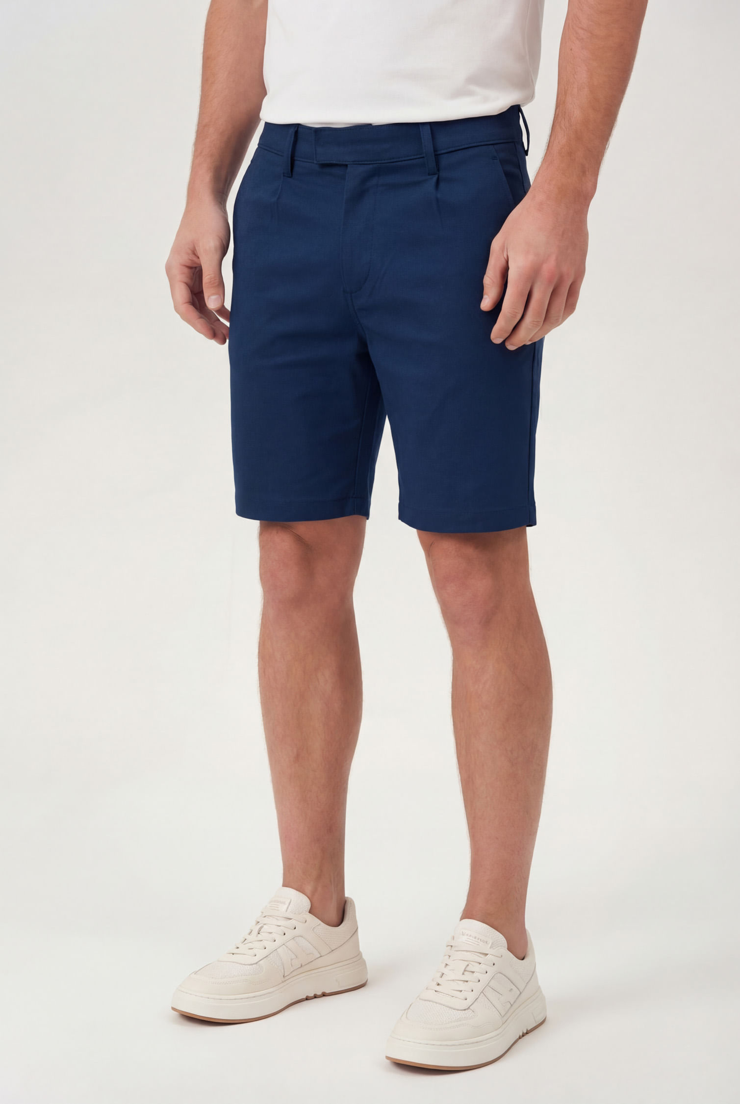 Bermuda Casual Linho Masculina Acostamento