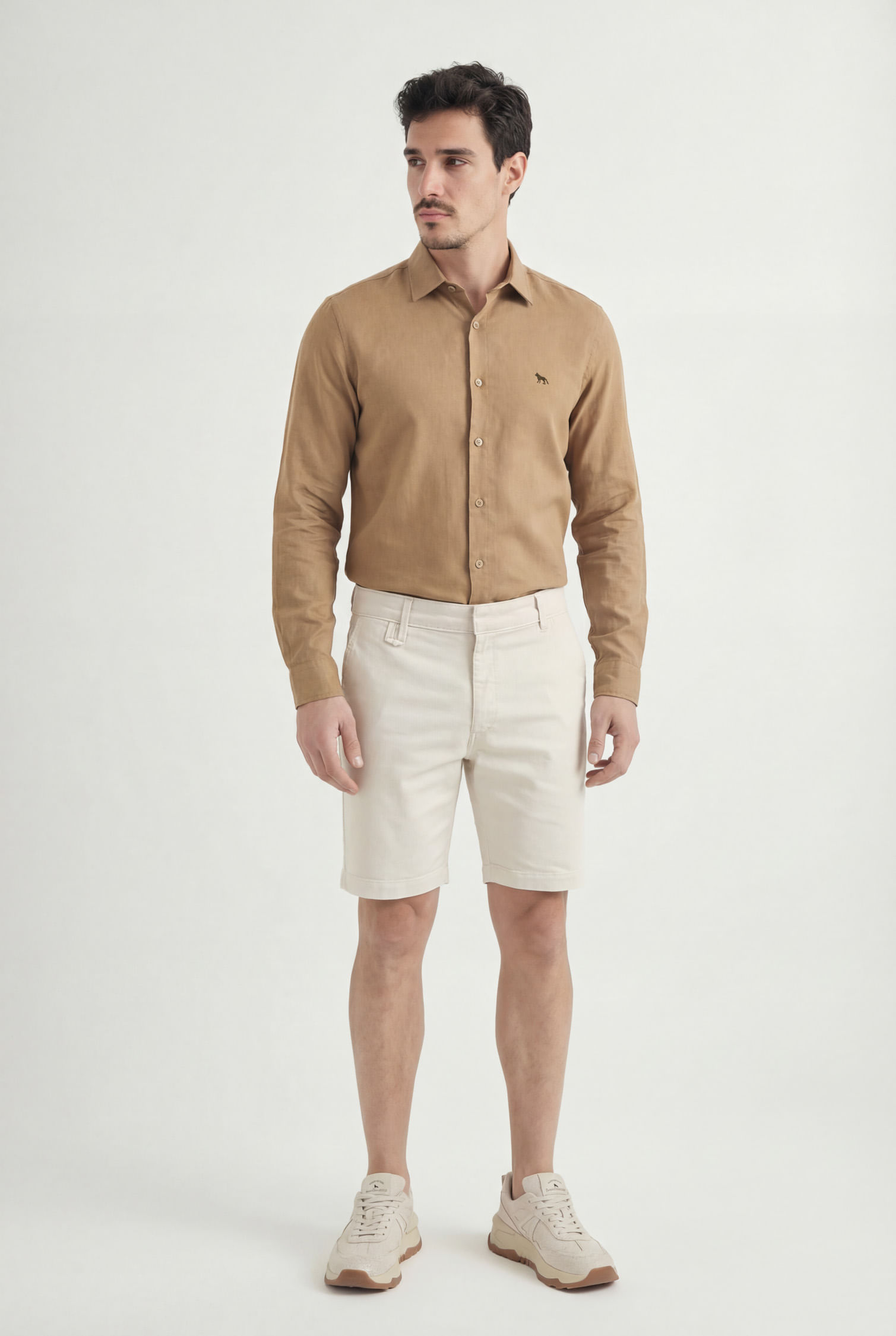 Bermuda Chino Fit Resort Masculina Acostamento