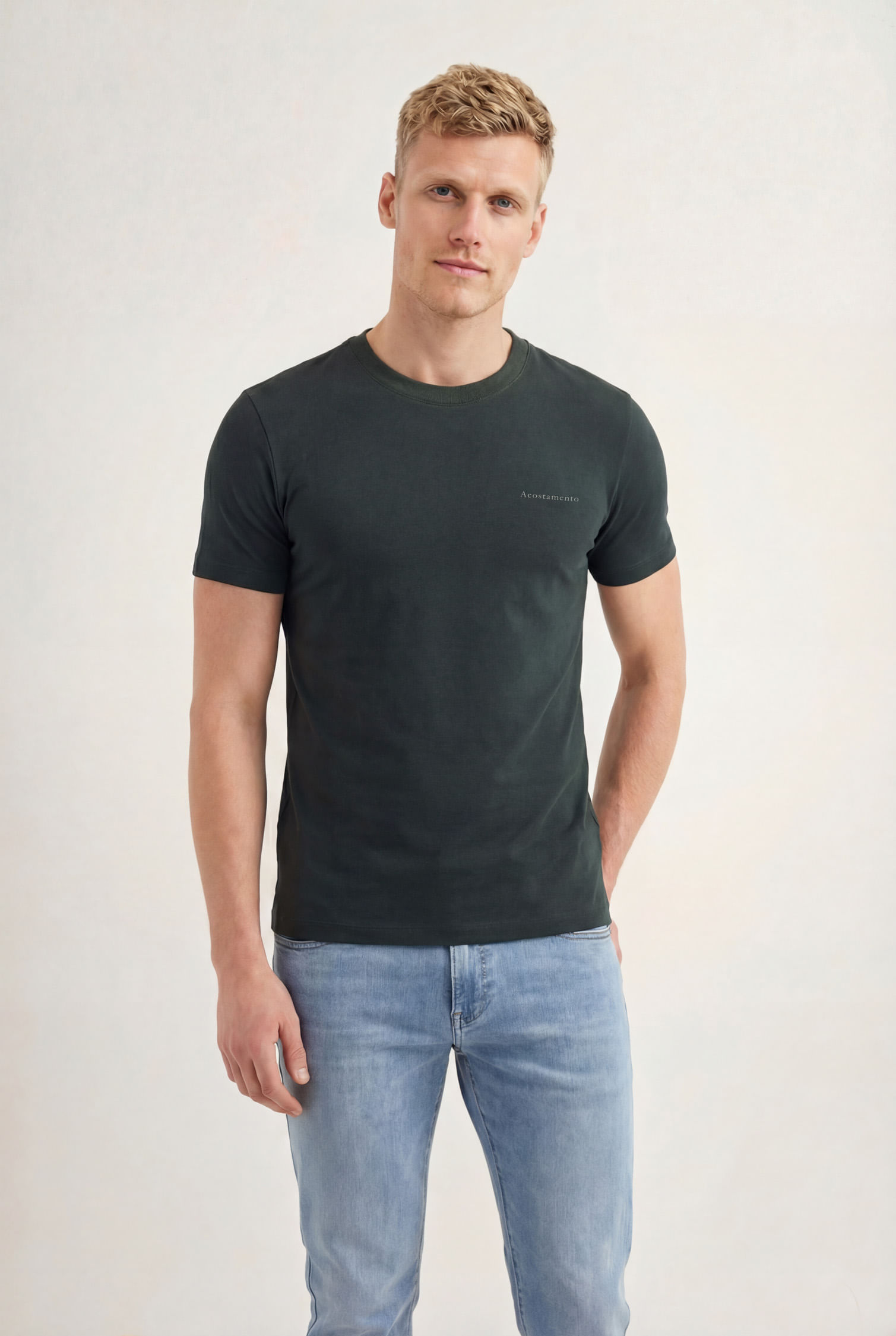 Camiseta Scrivania Minimalista Masculina Acostamento