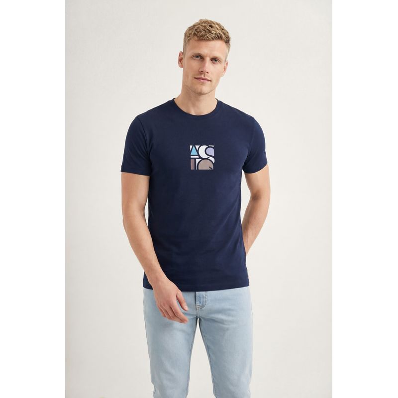 Camiseta-Casual-Abstrata-Masculina-Acostamento