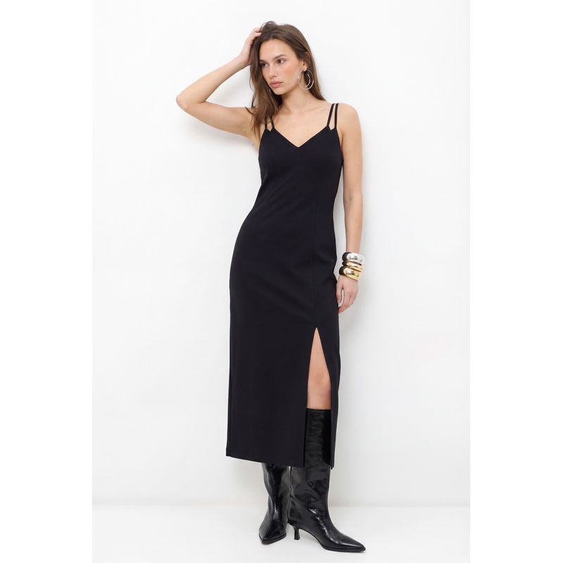 Vestido-Midi-Com-Fenda-Lateral-ACT-Feminino